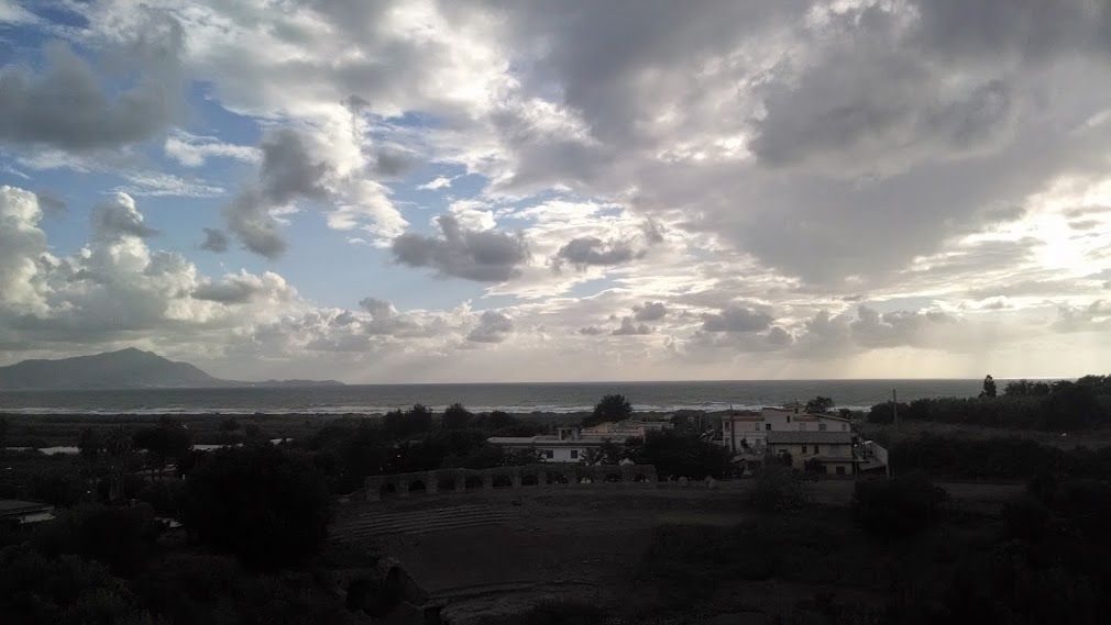 beautiful sky seen from our roof