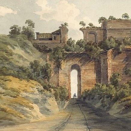 Arco-Felice-Cuma-John-Warwick-Smith-Oil-Painting